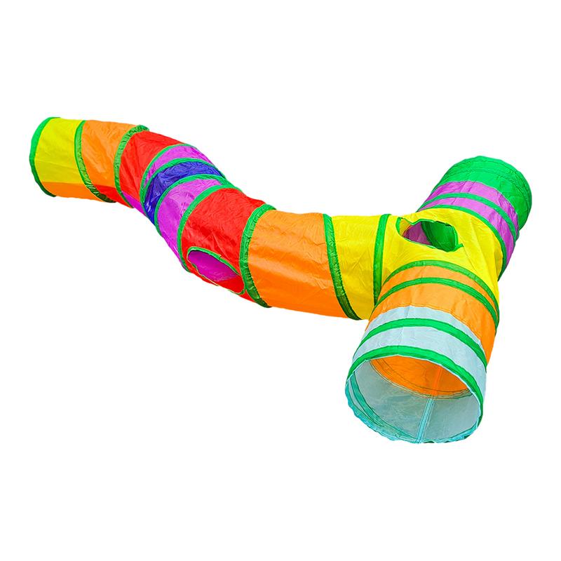 Interactive Cat Toy - Cat Tubes And Tunnels T Shape
