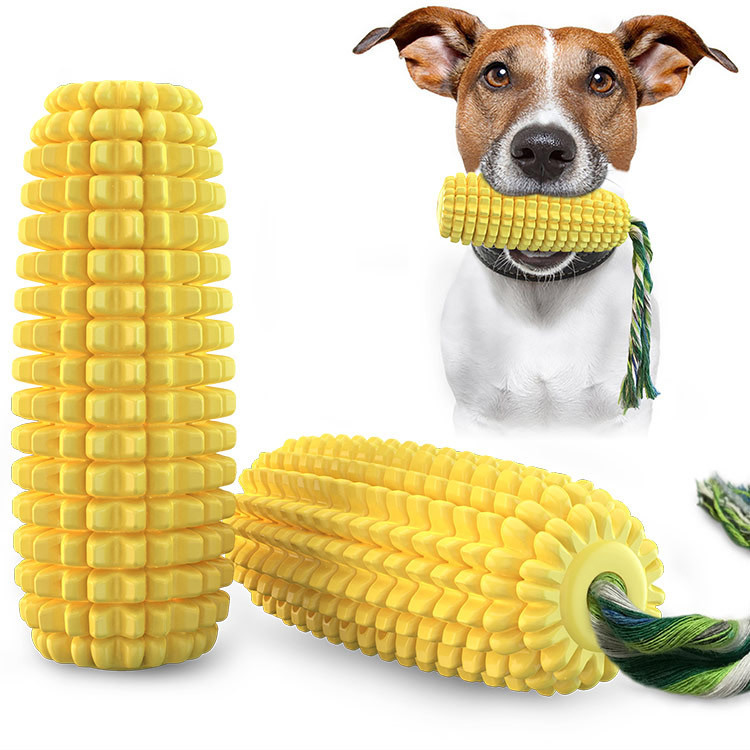 Pet Supplies Amazon - Squeaky Corn Dog Toothbrush Pet Toy