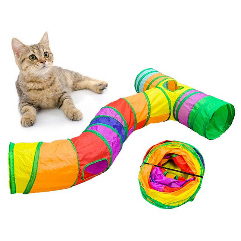 Cat Tubes And Tunnels T Shape  - Interactive Cat Toy 评论和价格