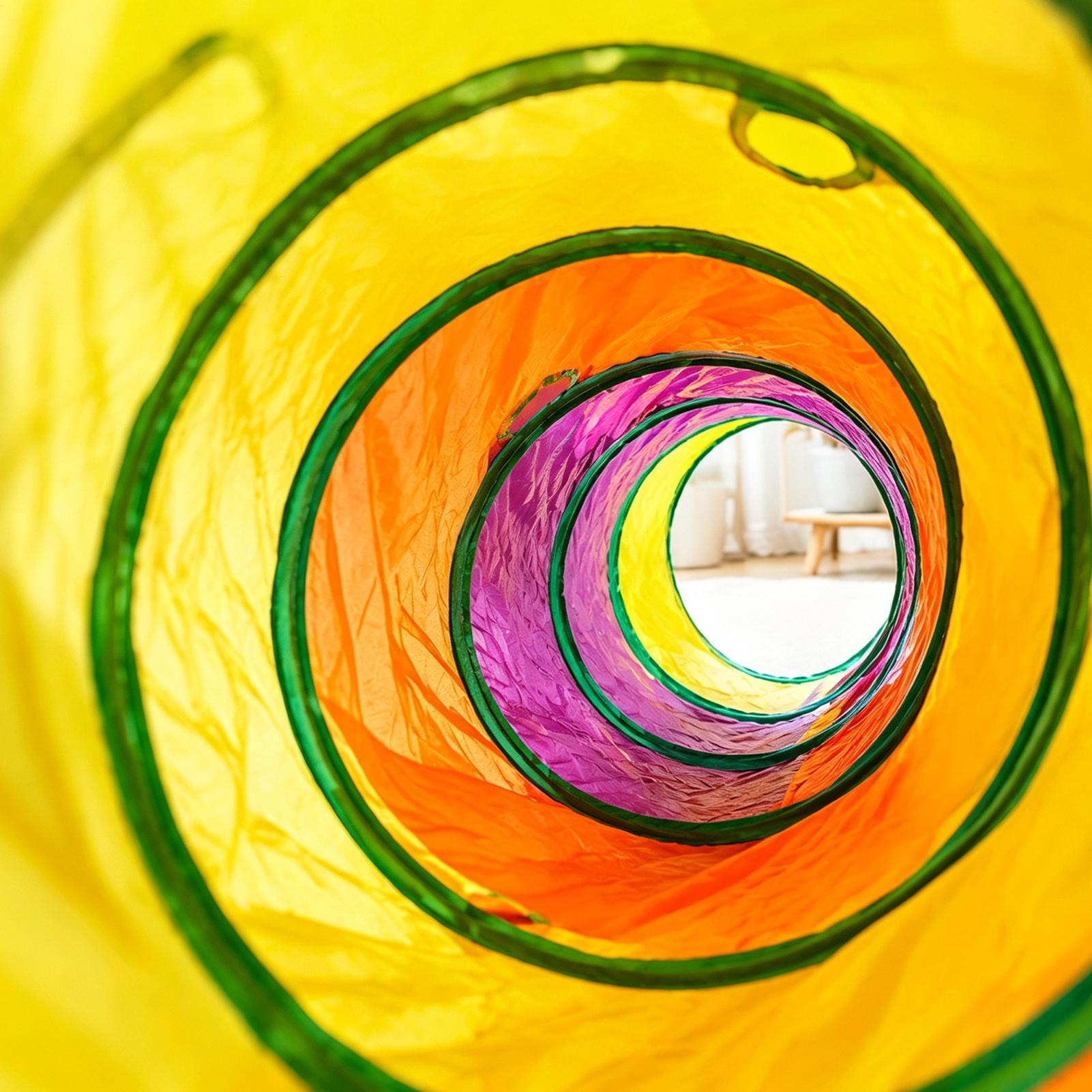 Cat Tunnel Rainbow Interactive - Interactive Cat Toy 评论和价格