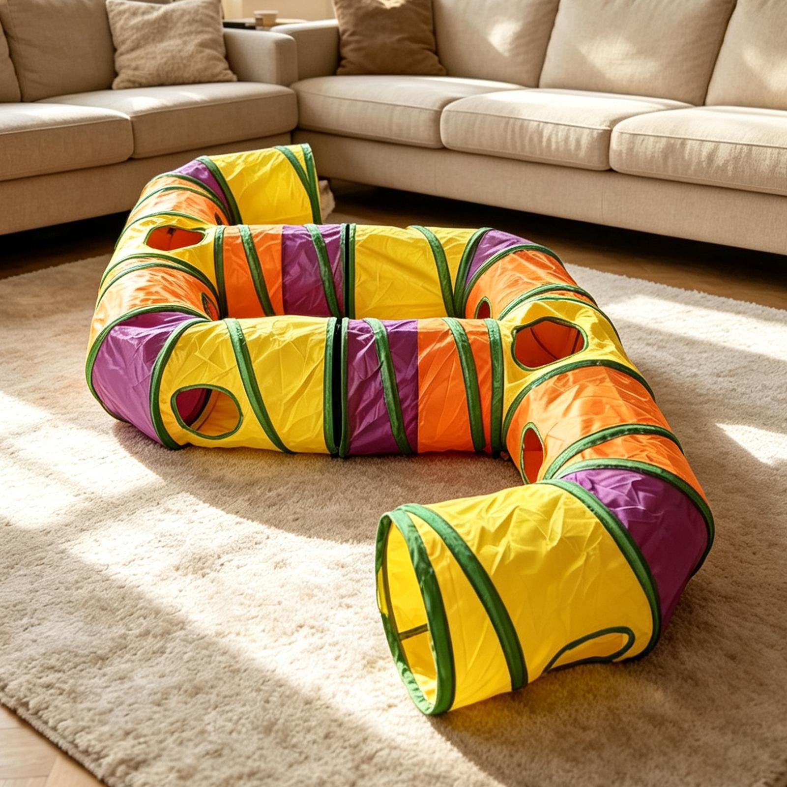 Cat Tunnel Rainbow Interactive - Interactive Cat Toy 评论和价格