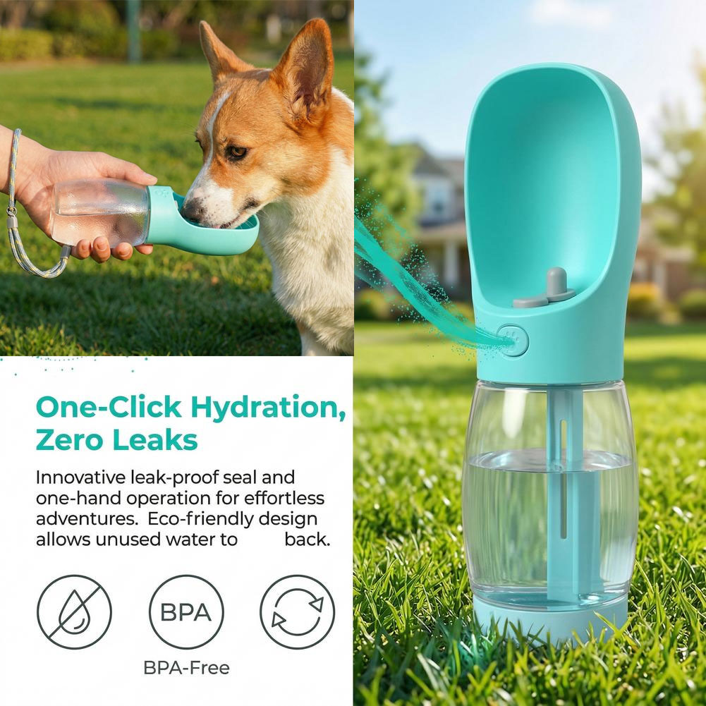 Portable Dog Water Bottle Trav - Pet Supplies Plus 评论和价格