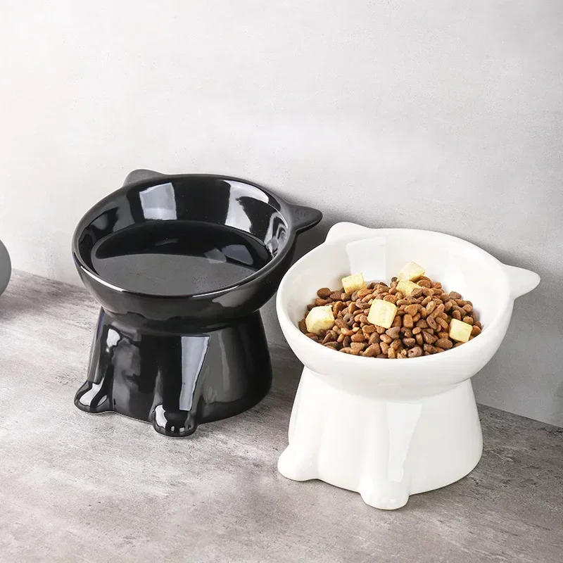 Black Cat Bowl Amazon Ceramic  - Pet Supplies Amazon 评论和价格