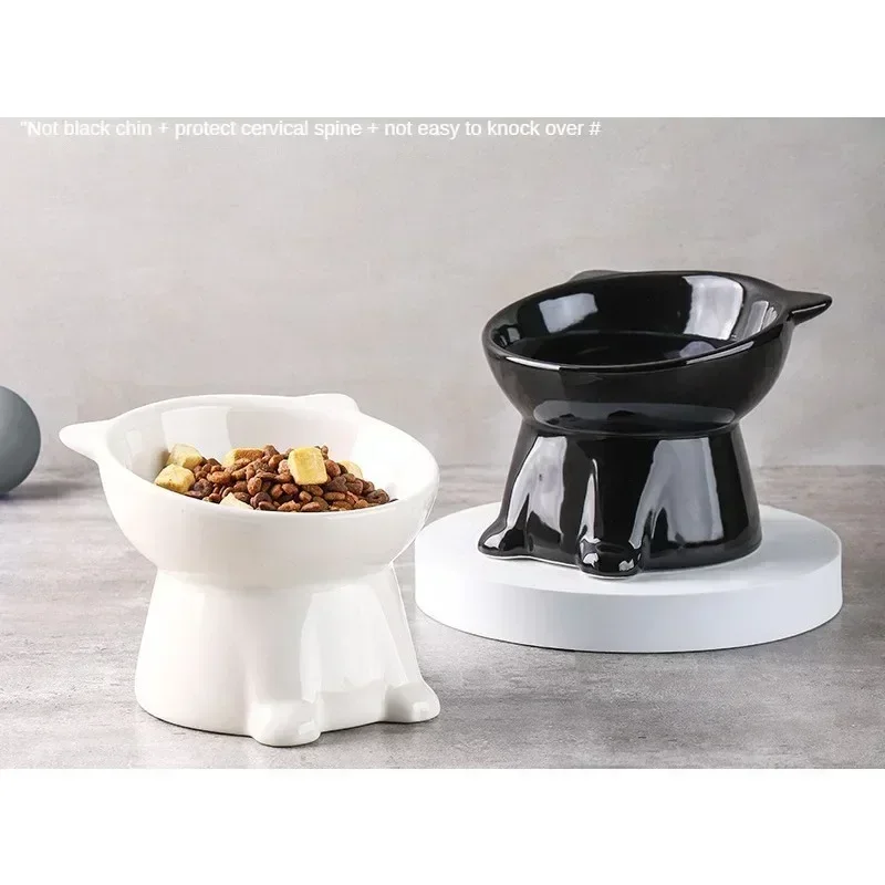 Black Cat Bowl Amazon Ceramic  - Pet Supplies Amazon 评论和价格