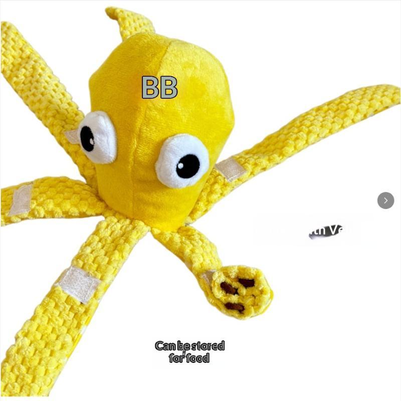 Octopus Squeaky Pet Toy Odor-F - Interactive Cat Toy 评论和价格