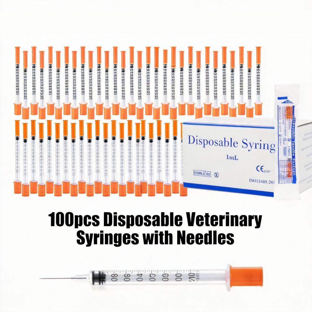100pcs Disposable Syringe1ml 0 - Pet Supplies Nz 评论和价格