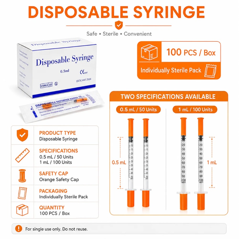 100pcs Disposable Syringe1ml 0 - Pet Supplies Nz 评论和价格