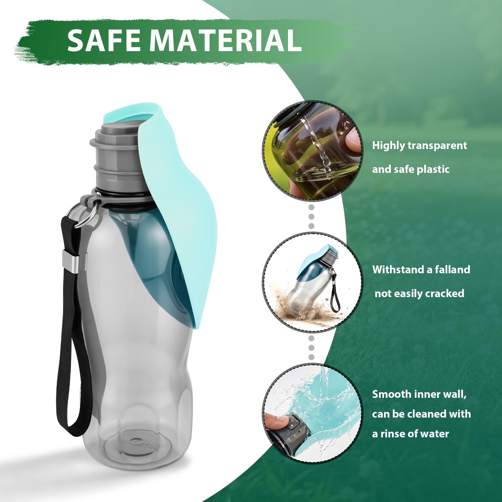 800ml Dog Water Bottle Large C - Pet Supplies Plus 评论和价格