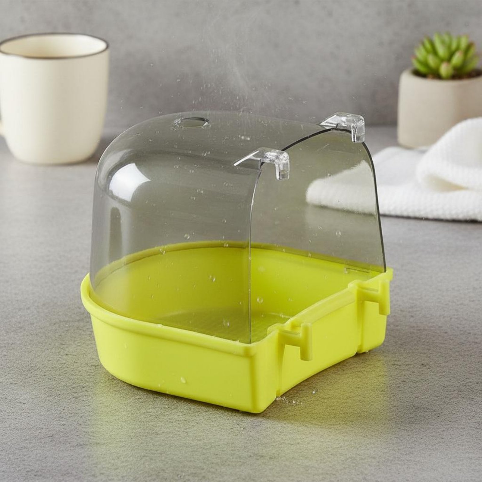 Bird Bathing Box Easy to Insta - Pet Supplies Us 评论和价格