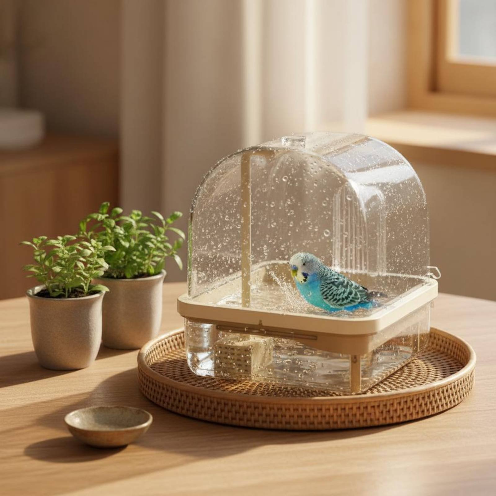 Hanging Avian Shower Transpare - Pet Supplies Us 评论和价格