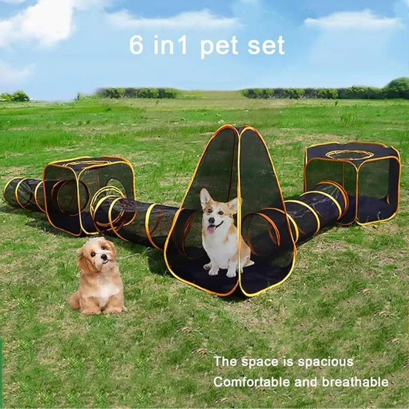 6-in-1 Tent Cat Enclosures wit - Interactive Cat Toy 评论和价格