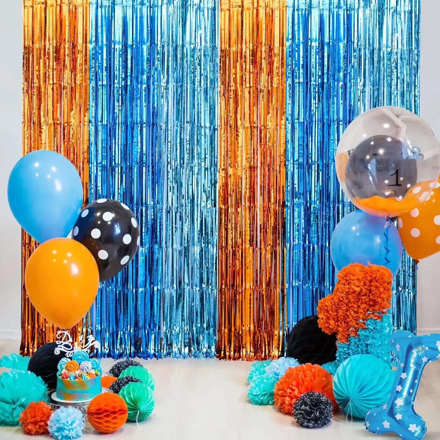 Orange Blue Dog Foil Fringe Cu - Pet Supplies Nz 评论和价格