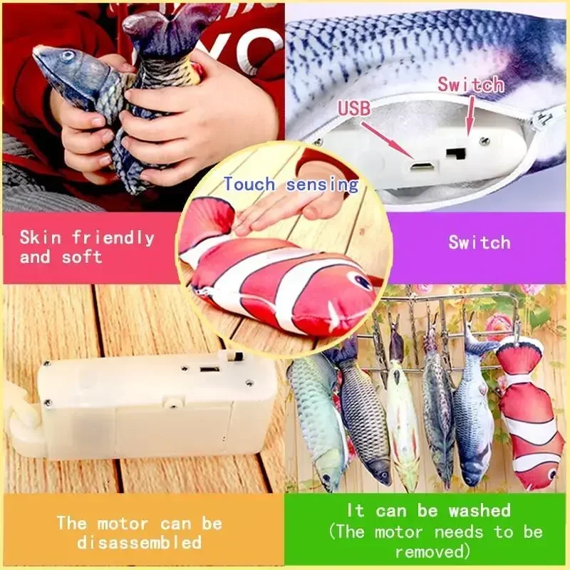 Pet Cat Toy Simulation Electri - Interactive Cat Toy 评论和价格